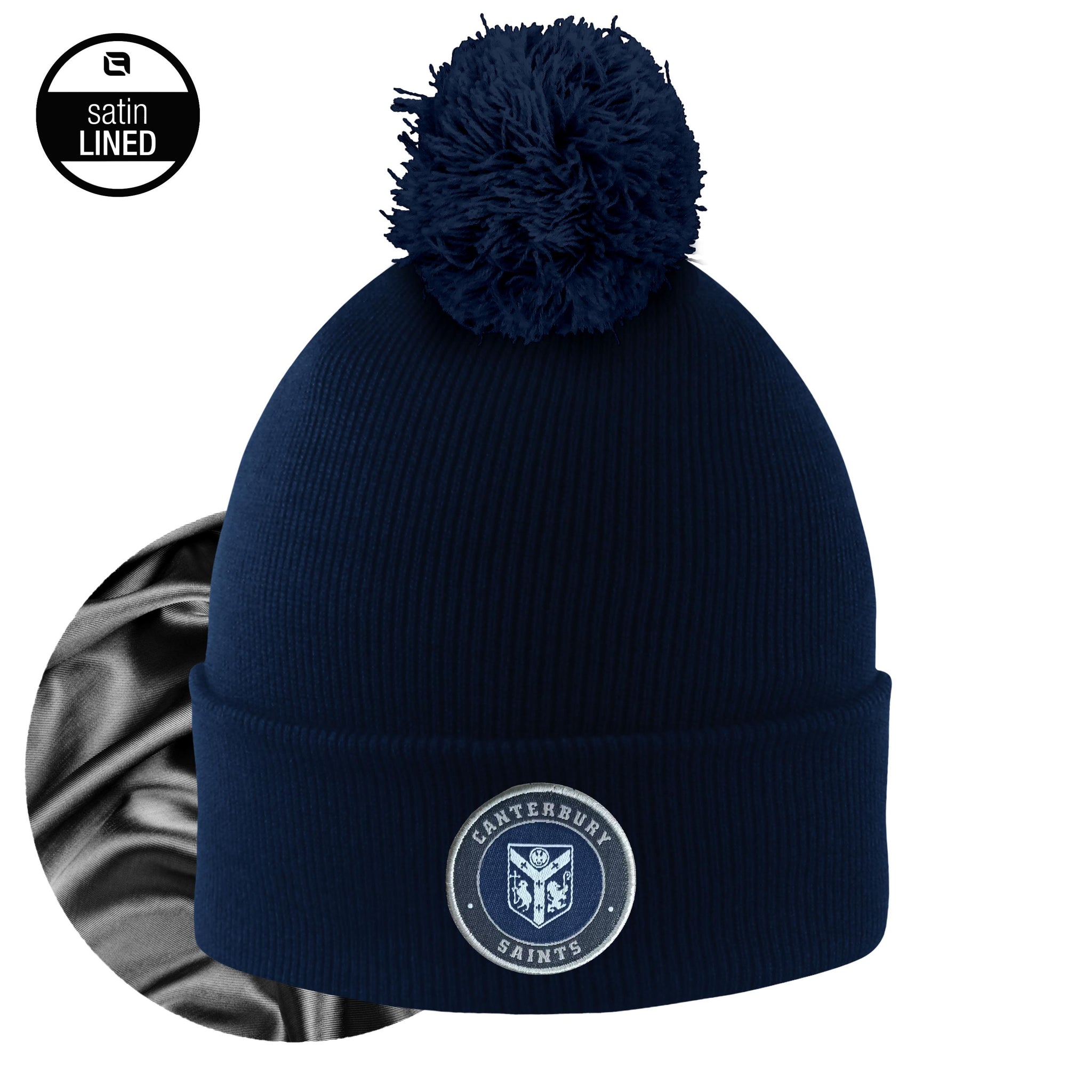 Logofit Navy Satin Lined