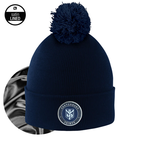 Logofit Navy Satin Lined