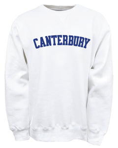 Crew Sweatshirt by Artisan /Canterbury is done in a faux leather material