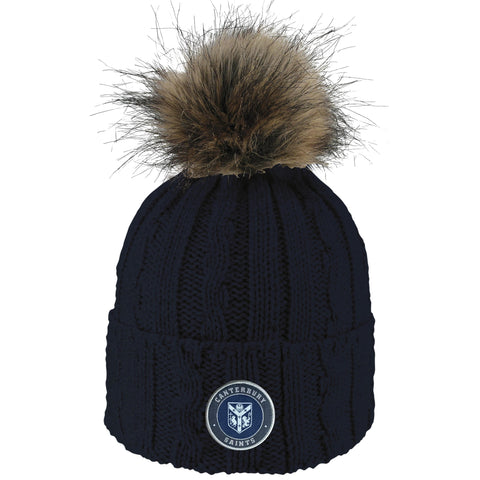 Logofit Cable Knit With Pom