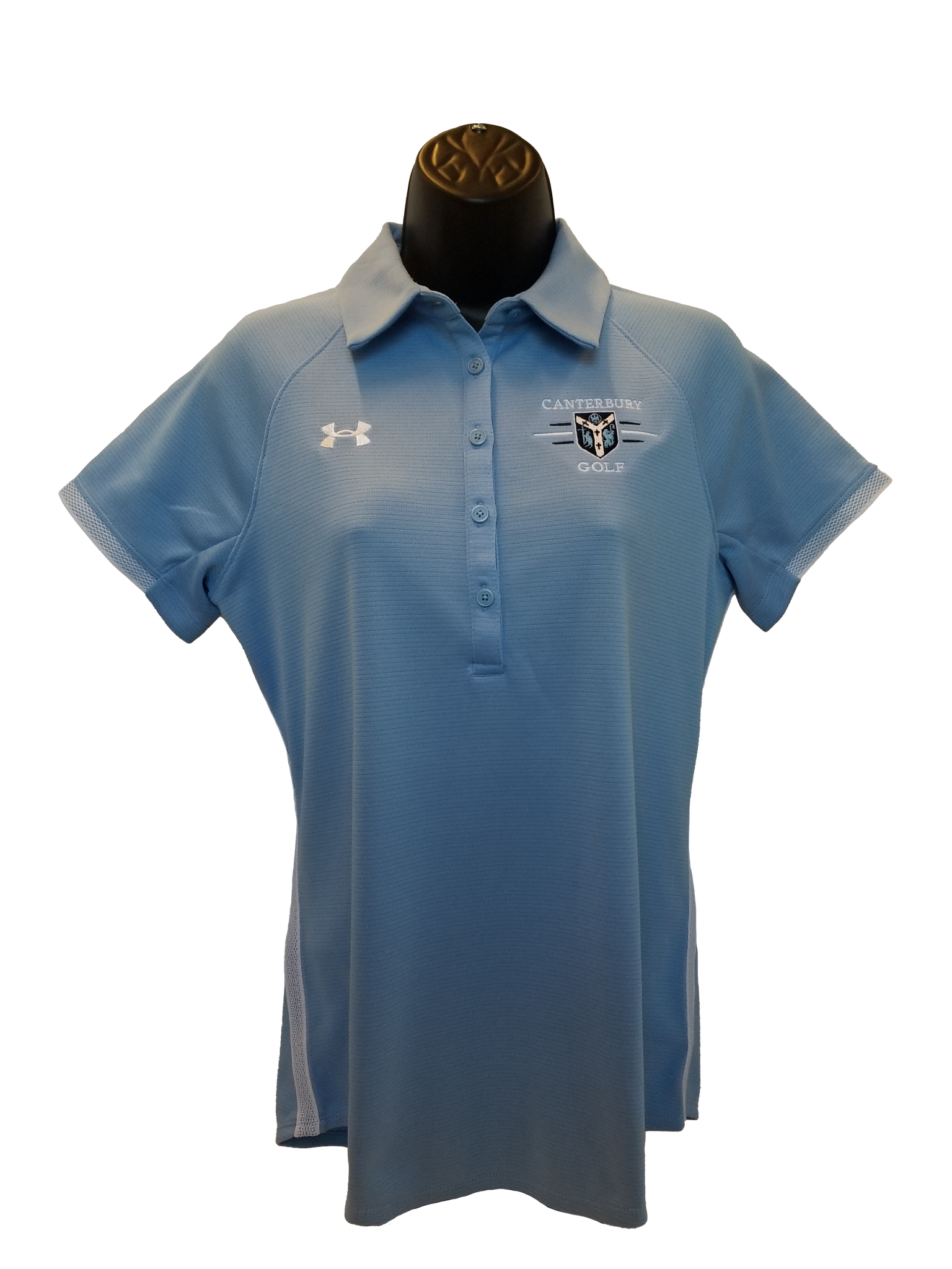 Ladies UA Golf Shirt Light Blue