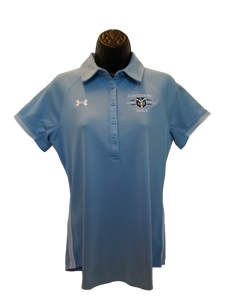 Ladies UA Golf Shirt Light Blue