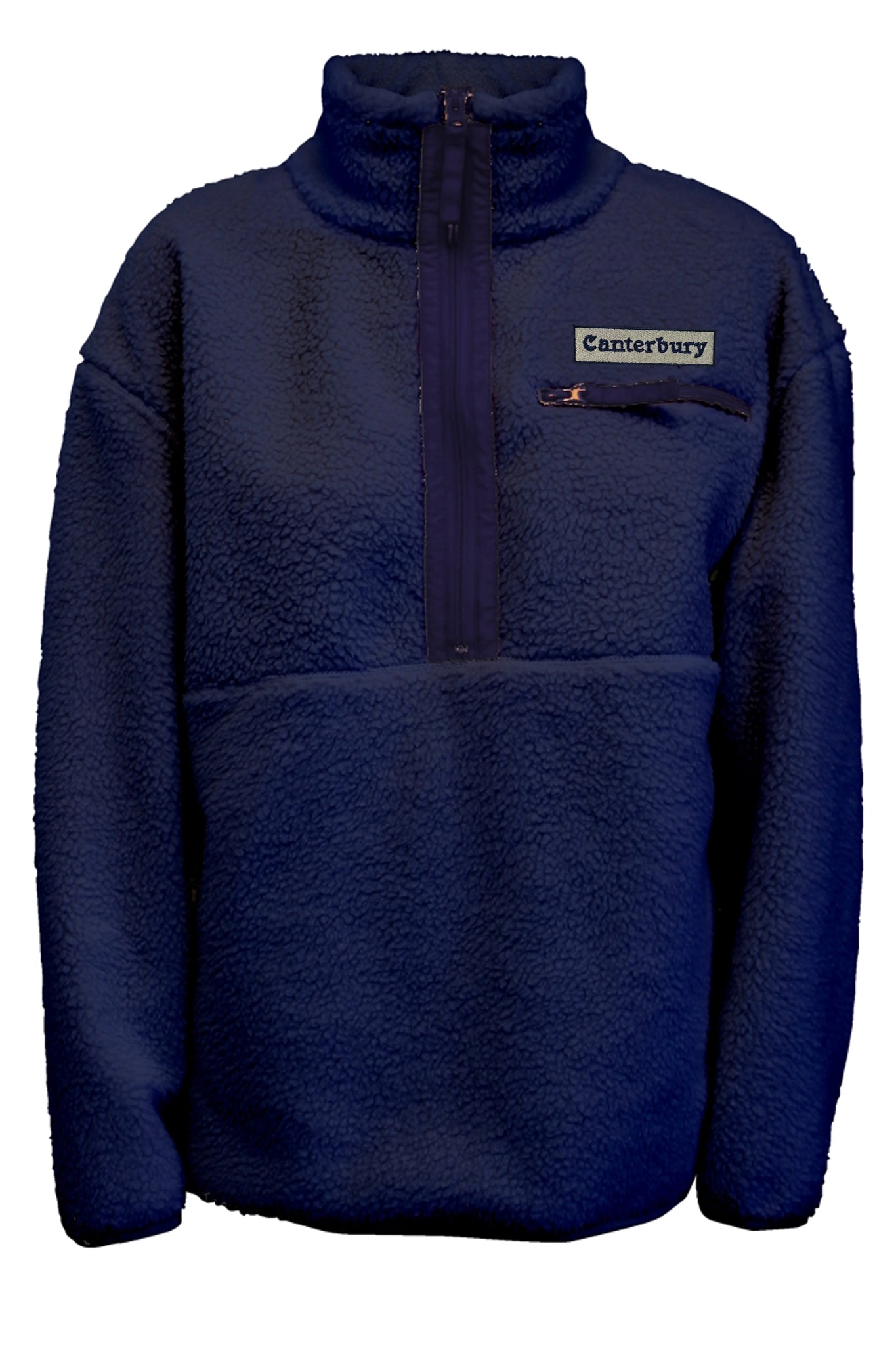 1/2 zip fleece navy