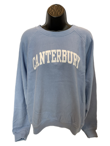 Ladies Light Blue Crewneck Pennant