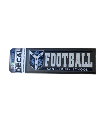 Decal Color Shock Canterbury Football