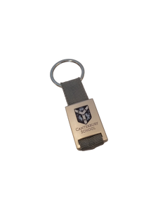 Grey Metal Keychain