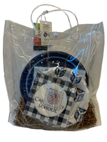 80 Piece Premium Paper Plate and Napkin Set With Gift Bag