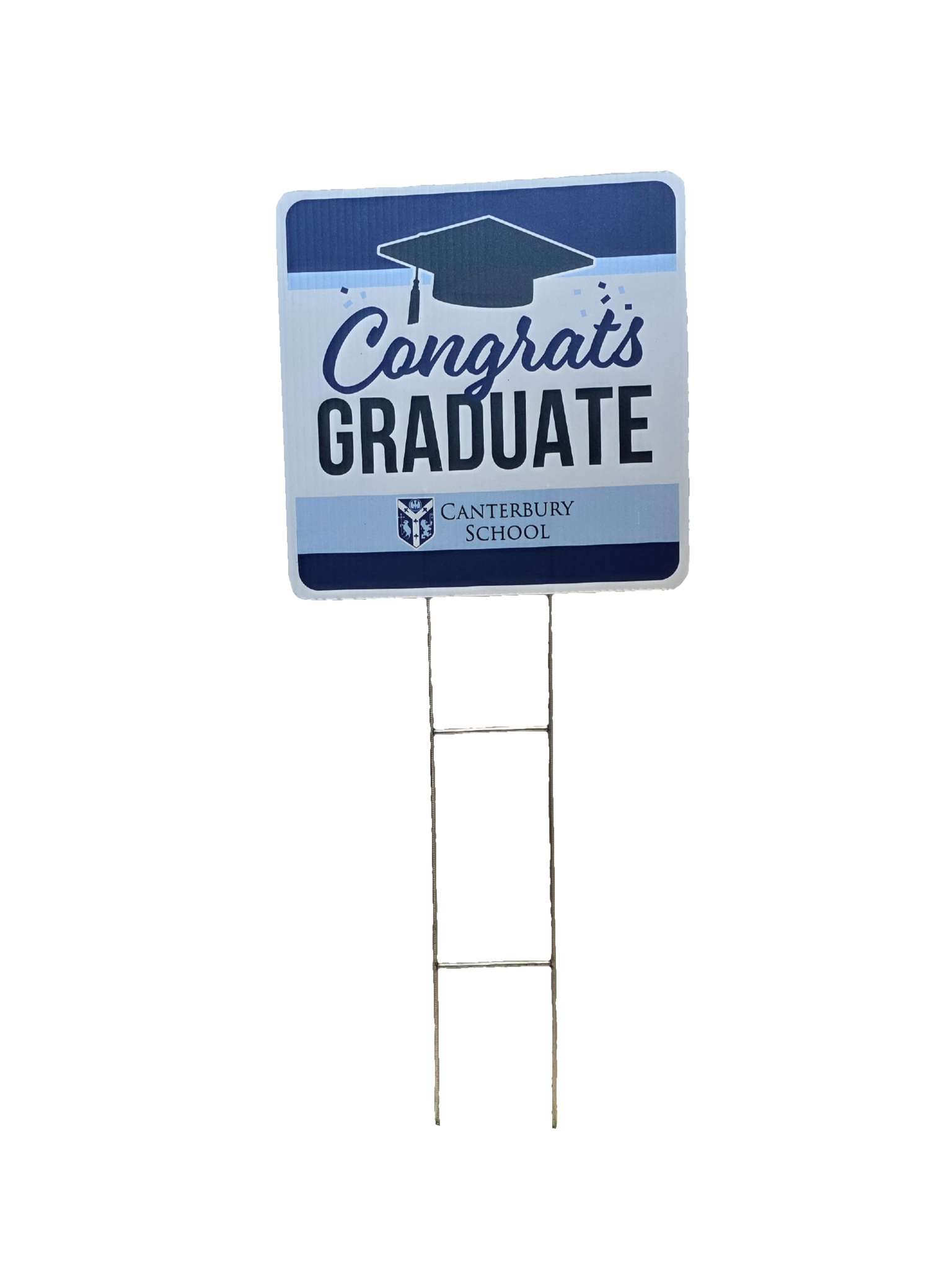 Canterbury Graduation Yard Stake Sign