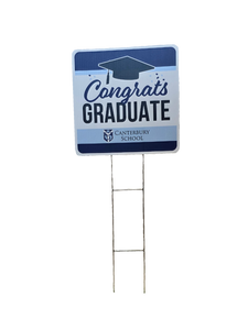Canterbury Graduation Yard Stake Sign